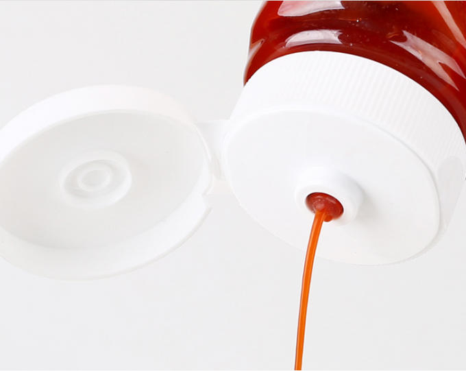 16oz टमाटर सॉस प्लास्टिक मसाला बोतलें बिना गंध 3