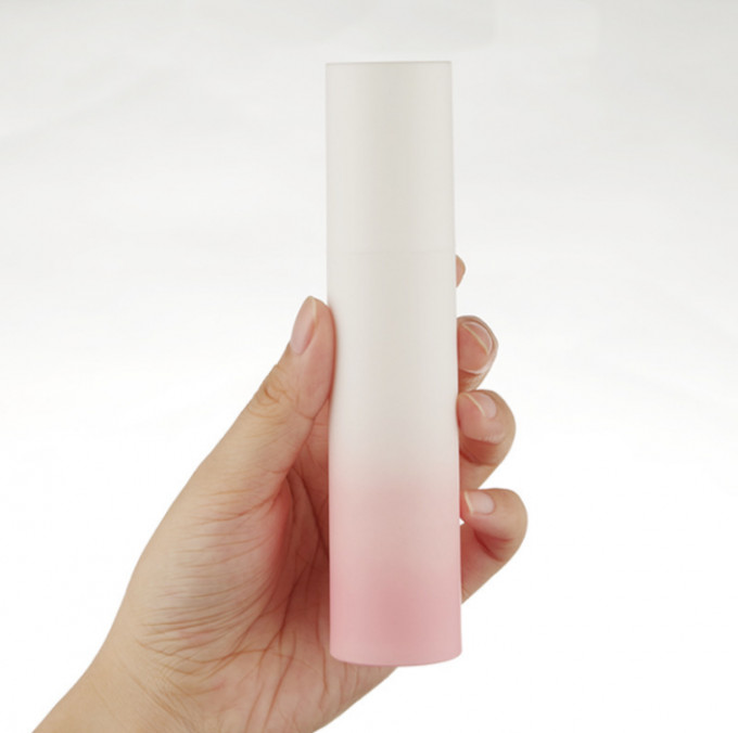 पाले सेओढ़ लिया वायुहीन लोशन स्प्रे प्लास्टिक कॉस्मेटिक कंटेनर ढाल 50g 3.3 * 14.5cm 3