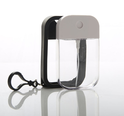 Alcohol Disinfectant Card Type Spray Bottle Mini  Keychain PET 2cm Thick