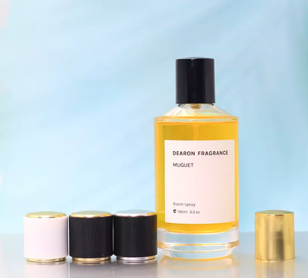 Custom Luxury 15mm Crimping Neck Glass Cosmetic Containers Thick Glass Material Perfume Bottles