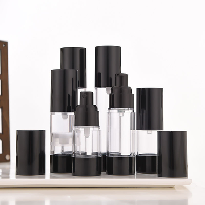 Electroplating Plastic Cosmetic Containers Vacuum Airless Eco Friendly ISO9001