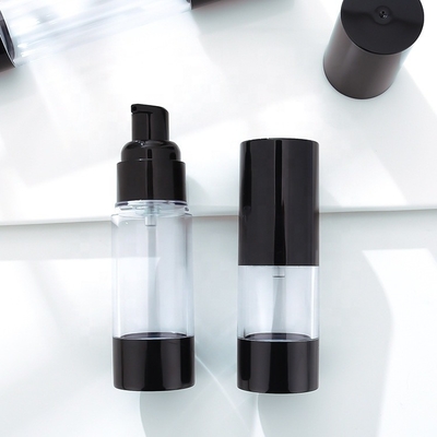 Electroplating Plastic Cosmetic Containers Vacuum Airless Eco Friendly ISO9001