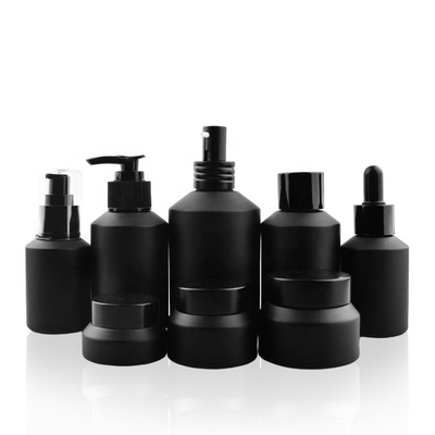 200ml Amber Glass Cosmetic Containers 7oz For Lotion Essential Oil