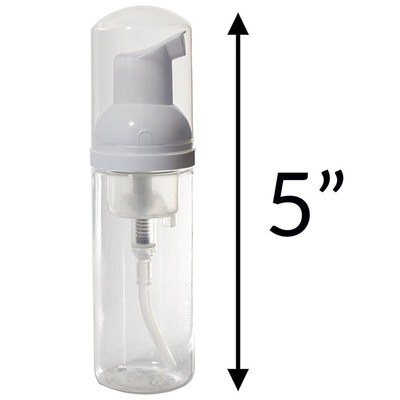 Pump Empty Foaming Soap Dispenser 300Pcs 50ml For Face Eyelashes Cleaner