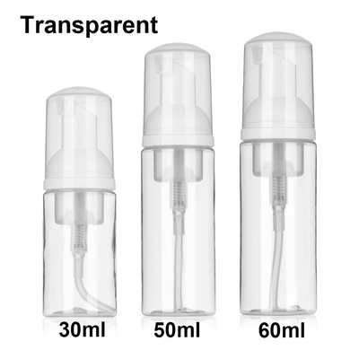 Pump Empty Foaming Soap Dispenser 300Pcs 50ml For Face Eyelashes Cleaner