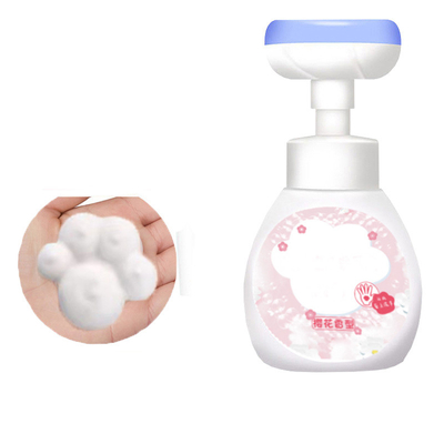 Safety Odorless Flower Stamp Hand Soap Dispenser Pump 200ml PETG