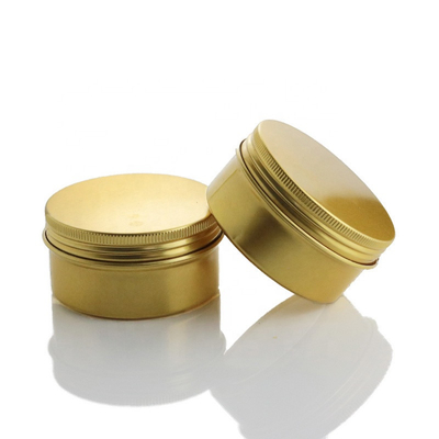 Rose Gold Cream Aluminum Cosmetic Jar 5ML-250ML