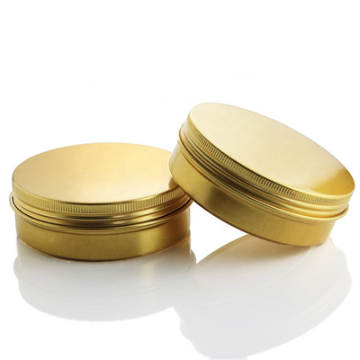 Rose Gold Cream Aluminum Cosmetic Jar 5ML-250ML