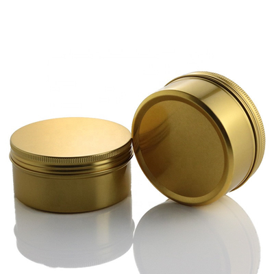 Rose Gold Cream Aluminum Cosmetic Jar 5ML-250ML