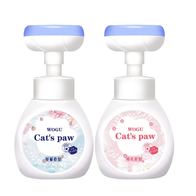 Safety Odorless Flower Stamp Hand Soap Dispenser Pump 200ml PETG