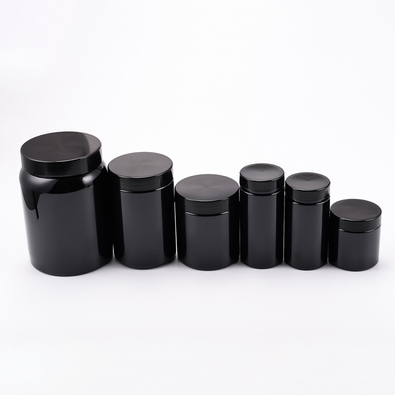 BPA Free Plastic Storage Jars Sticker Label Protein Powder Can 150ml To 1920ml