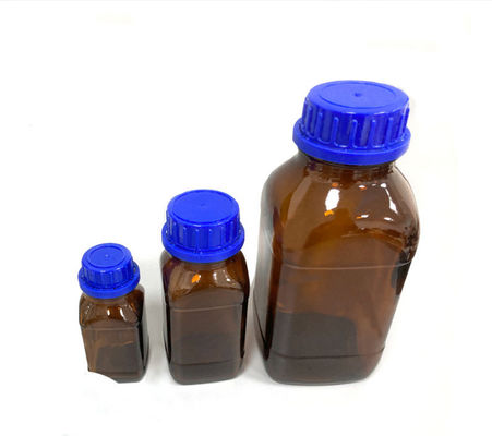 Good price स्नातक स्तर की पढ़ाई के साथ एम्बर ब्राउन ग्लास अभिकर्मक बोतल 100ML 250ML 500ML 1000ML ऑनलाइन