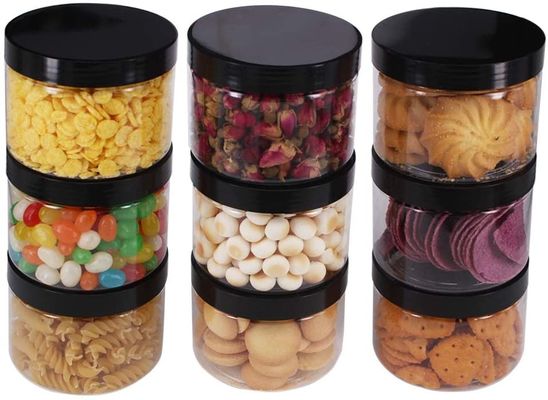 Good price 260ml 10 * 6.5cm प्लास्टिक मसाला बोतलें प्लास्टिक भंडारण की बोतलें वायुरोधी पुन: प्रयोज्य: ऑनलाइन