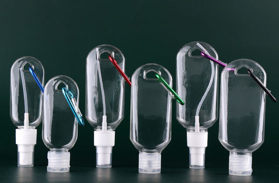 Good price इको किचेन स्प्रे बोतलें पीईटी रिफिल करने योग्य पोर्टेबल हैंड सैनिटाइज़र 2.1oz ऑनलाइन