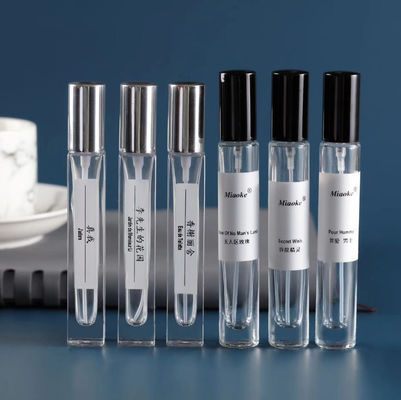 Good price 18 * 106 मिमी ग्लास प्रसाधन सामग्री कंटेनर 10 मिलीलीटर स्प्रे इत्र की बोतलें टीयूवी लाइटवेट ऑनलाइन